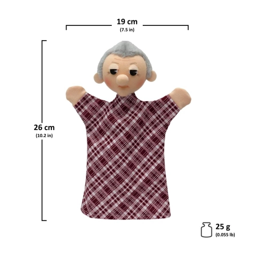Детска кукла за театър Дядо 26 см. | PAT37134