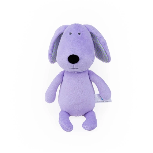 Бебешка мека играчка за гушкане Dog 28cm лилав | PAT37215