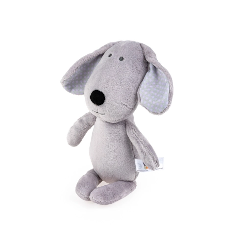 Бебешка мека играчка за гушкане Dog 28cm сив | PAT37219