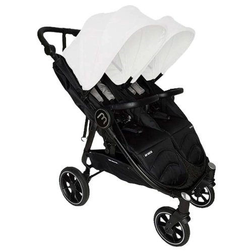 Детска черна количка за близнаци Easy Twin 4 | PAT37455