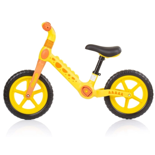 Детско колело за баланс Дино Жълто и оранжево | PAT37457