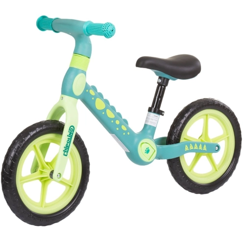 Детско колело за баланс Дино Синьо и зелено | PAT37459