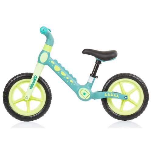 Детско колело за баланс Дино Синьо и зелено | PAT37459