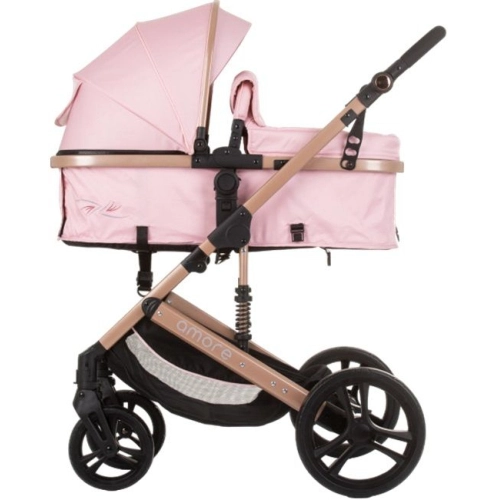 Бебешка количка с трансформиращ се кош Аморе Фламинго | PAT37491
