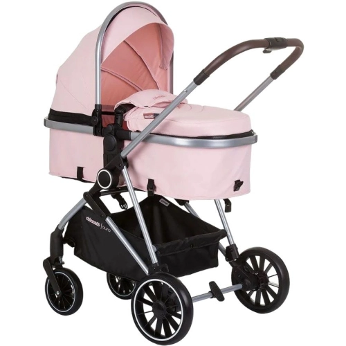 Бебешка количка с трансформиращ се кош Аура Фламинго | PAT37496