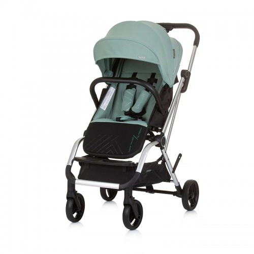 Бебешка количка с въртяща се на 360° седалка Twister Зелено | PAT37517