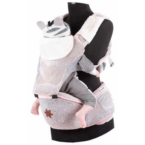 Розова ергономична раница за носене на бебе Hip Star Fly | PAT37558
