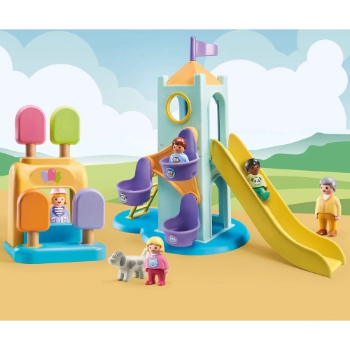 Детски комплект Приключенска кула с будка за сладолед 1-2-3 | PAT37624