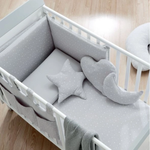 Бебешка кошара Основен цвят бял + допълнителен цвят Grey | PAT37704