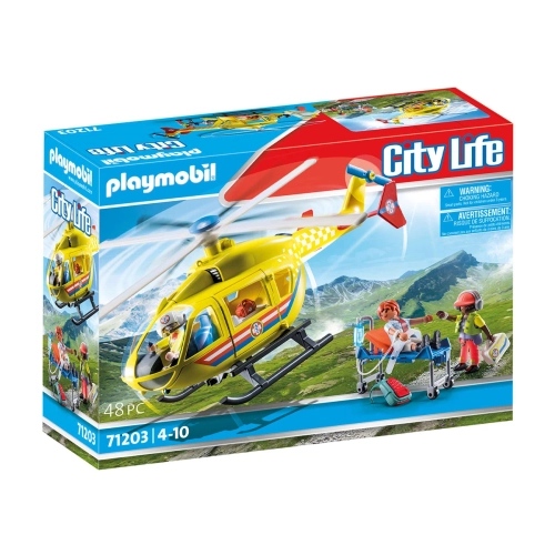 Детски комплект за игра City Life Медицински хеликоптер | PAT37792