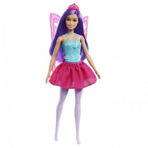 Детска кукла Barbie Dreamtopia Фея Балерина Лилава коса | PAT37817