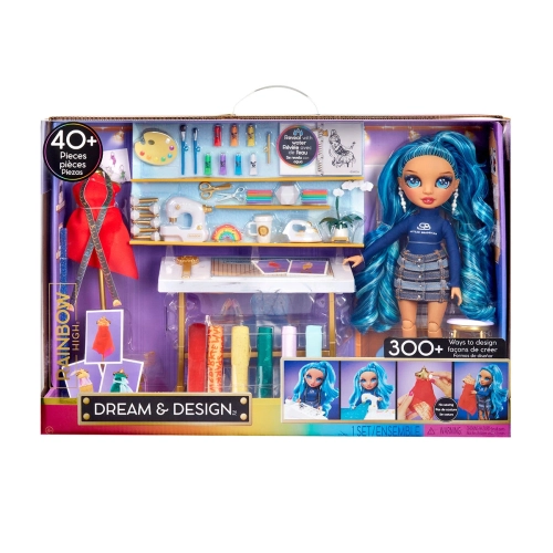 Комплект с кукла Rainbow High Модно студио Мечтай и Твори | PAT37918