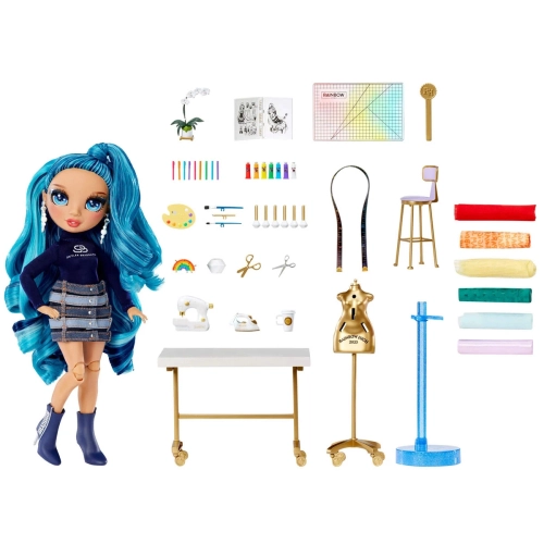 Комплект с кукла Rainbow High Модно студио Мечтай и Твори | PAT37918