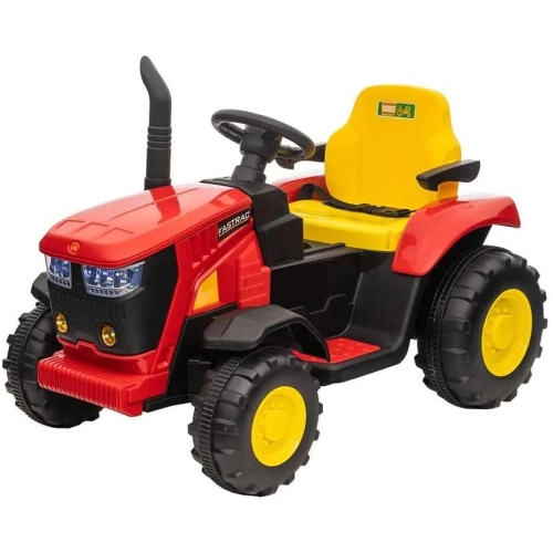 Детски червен акумулаторен трактор | PAT38034