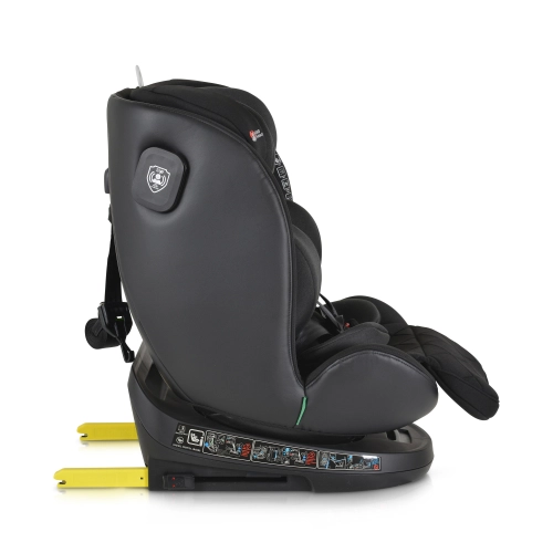 Детски черен стол за кола Castor с опция сън 40-150см | PAT38124