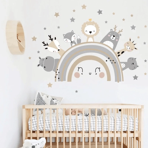 Детски стикери за стена за бебешка стая сладки животни | PAT38464