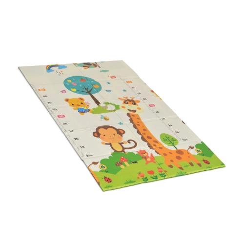 Детско двулицево сгъваемо термо килимче Jungle от XPE пяна | PAT38503