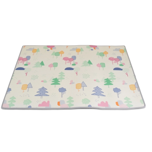 Детско двулицево термо килимче ролка Forest от XPE пяна | PAT38507