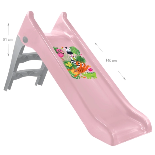 Детска пързалка 140 cm 12797 розов пастел | PAT38511
