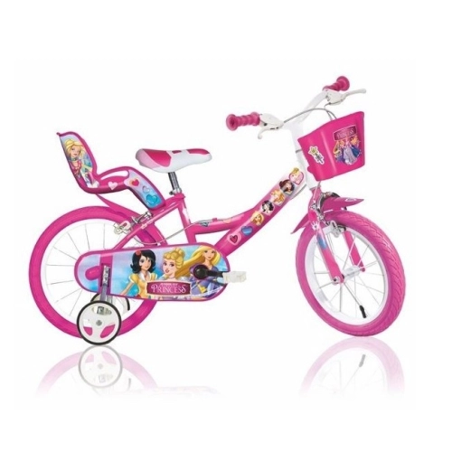 Детско розово колело с помощни колела Elf Princess 16“ | PAT38541