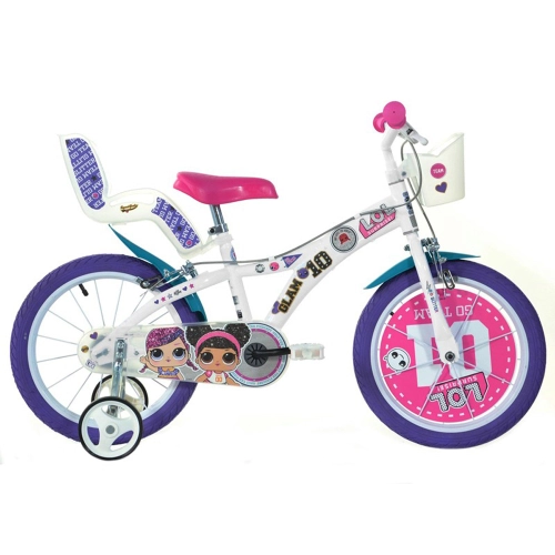 Детско колело с помощни колела LOL 14“ | PAT38542