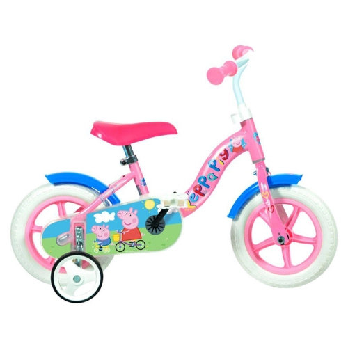 Детско колело с помощни колела Peppa Pig 10“ 108L-PGS | PAT38543
