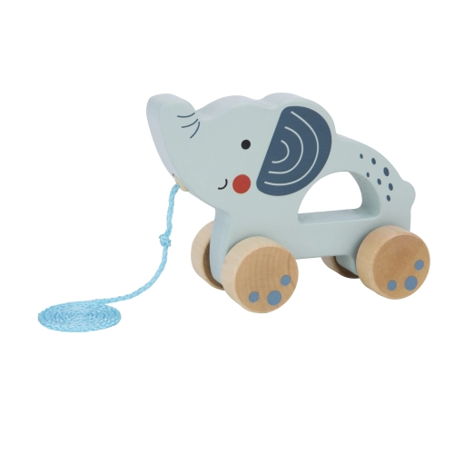 Детска играчка Дървено слонче за дърпане | PAT38738