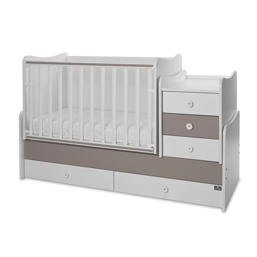 Бебешко легло Maxi Plus New 70/160 Бяло + String 3 Box | PAT38873