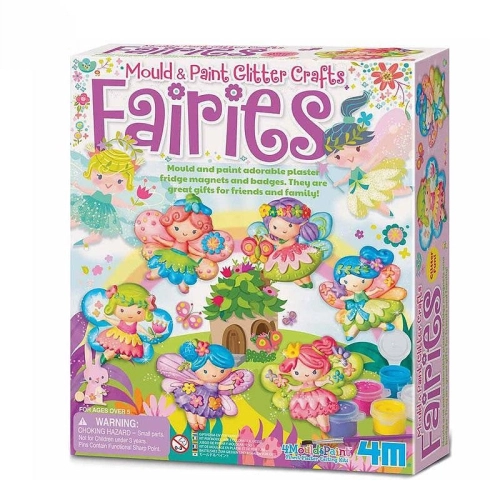 Детски комплект Фигури гипс Феи 6 модела с боички и четка | PAT38959
