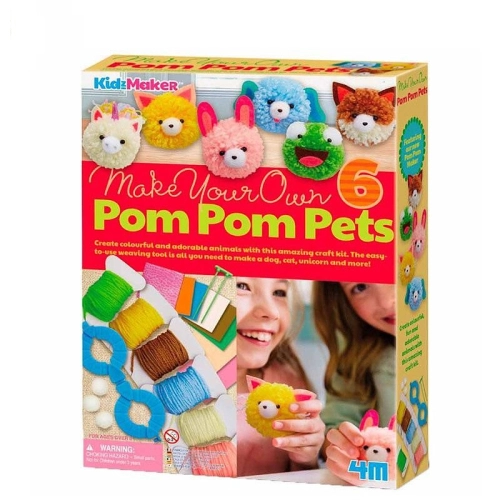 Детски комплект Направи сам Животинчета от помпони | PAT38966