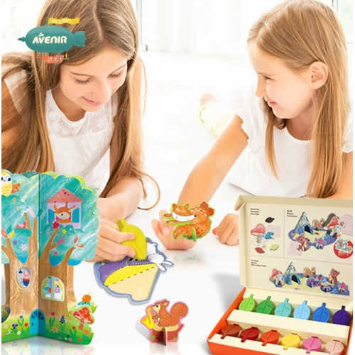 Комплект с детски пастели Пикник | PAT39004