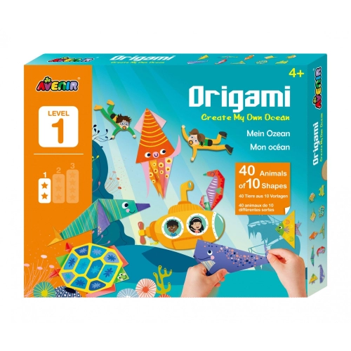 Детски комплект Оригами Океан Маслено-син | PAT39069