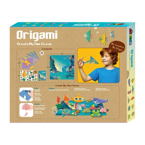 Детски комплект Оригами Океан Маслено-син | PAT39069