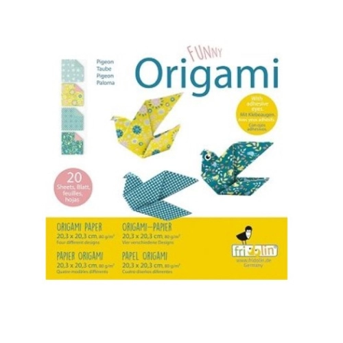 Детски творчески комплект Оригами Гълъб 20 листа 20х20см. | PAT39219