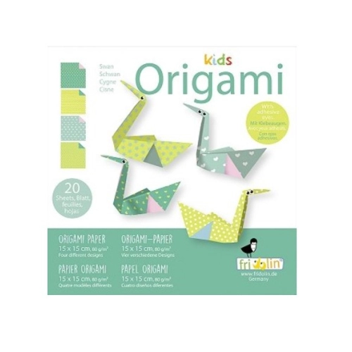 Детски творчески комплект Оригами Лебеди | PAT39224