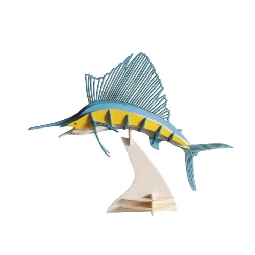 Детски картонен 3D модел за сглобяване Риба меч | PAT39231