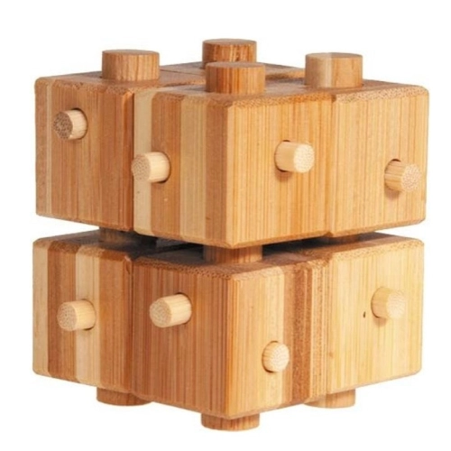 Детски 3D пъзел Bamboo Puzzle Куб с пръчки | PAT39244