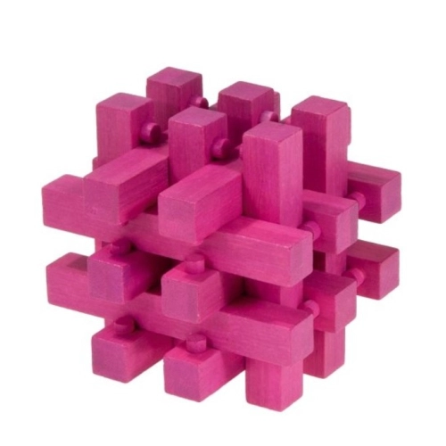 Детски 3D пъзел Bamboo Puzzle Заключена магента | PAT39253