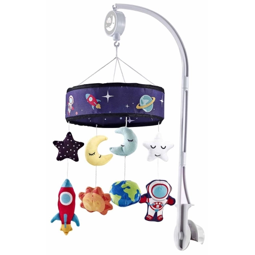 Музикална въртележка за бебешко легло Космос | PAT39531