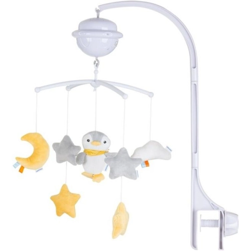 Музикална въртележка с проектор за бебешко легло Пингвинче | PAT39560