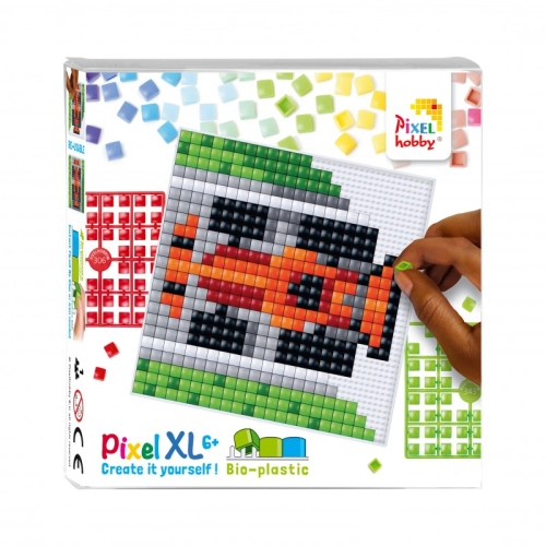 Детска мозайка с пиксели XL Pixelhobby Състезателна кола | PAT39591