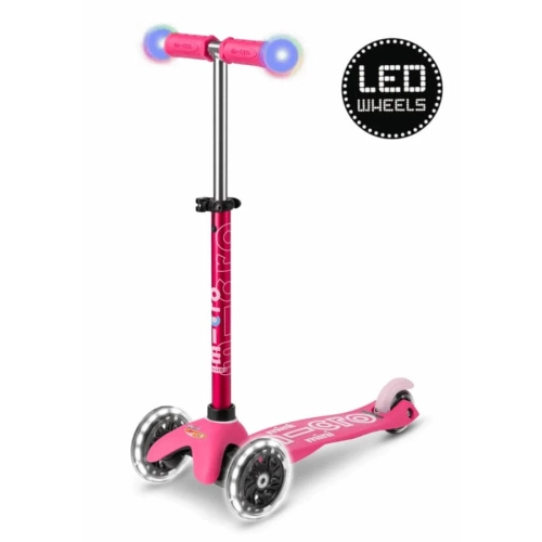Детска тротинетка Mini Deluxe Magic Pink (LED) | PAT39640