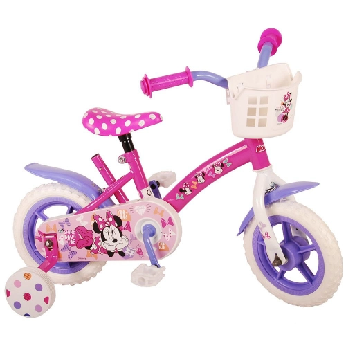 Детски велосипед с помощни колела Minnie Mouse 10 инча | PAT39762