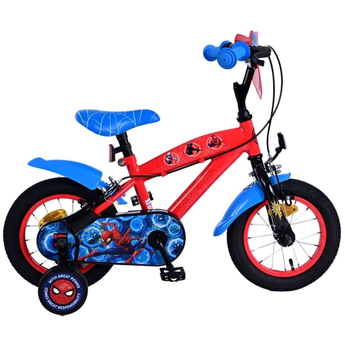 Детски велосипед с помощни колела Spiderman 12 инча | PAT39773