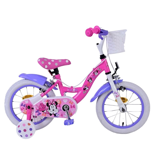 Детски велосипед с помощни колела Minnie Mouse 14 инча | PAT39778