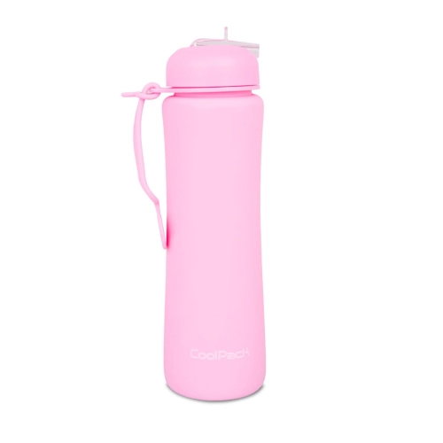 Детска сгъваема силиконова бутилка Pump Powder Pink | PAT39892