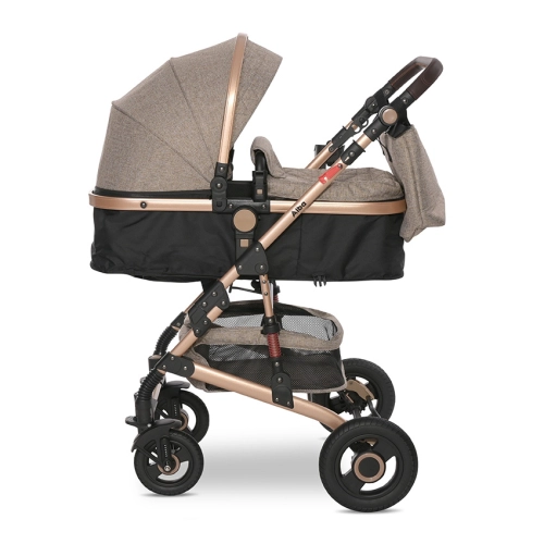 Детска комбинирана количка Alba Premium Pearl Beige+Адаптори | PAT40289
