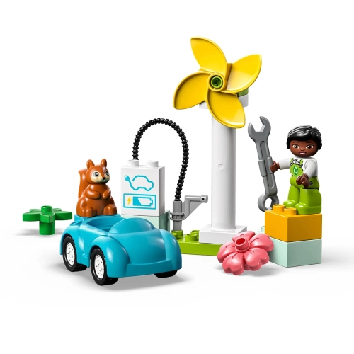 Детски сет Duplo Town Вятърна турбина и електрическа кола | PAT40375