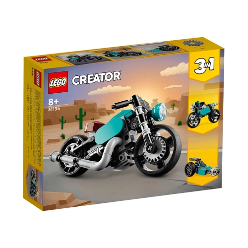 Детски забавен комплект за игра Creator Ретро мотоциклет | PAT40430