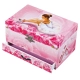 Детска розова музикална кутия за бижута с чекмедже Балерина 